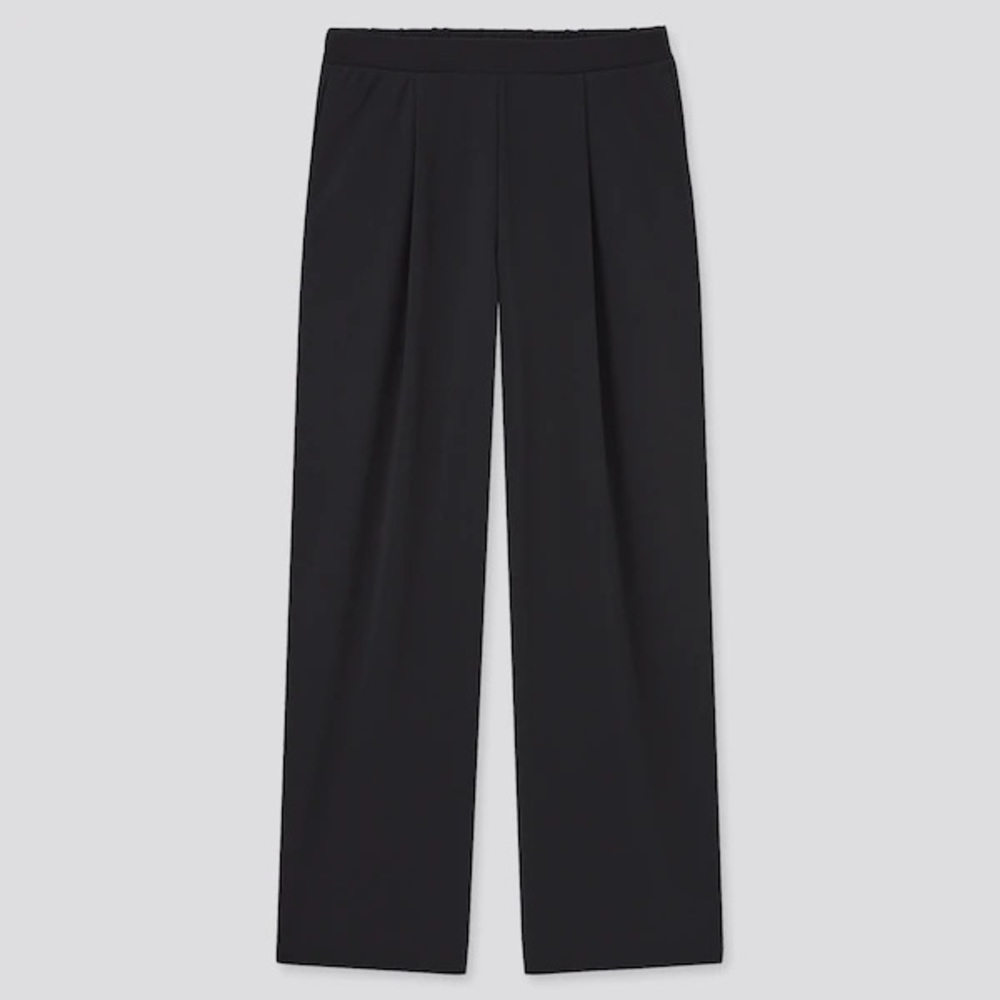 Crepe Jersey Straight Pants